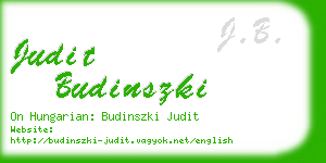 judit budinszki business card